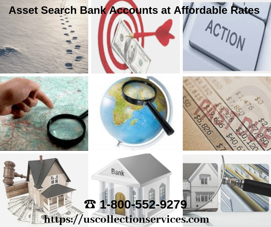 Search account. Collector service Bank.
